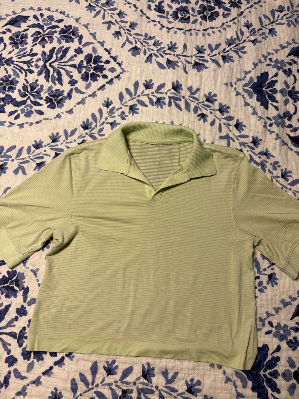lululemon athletica Pale Green Short-Sleeve Polo